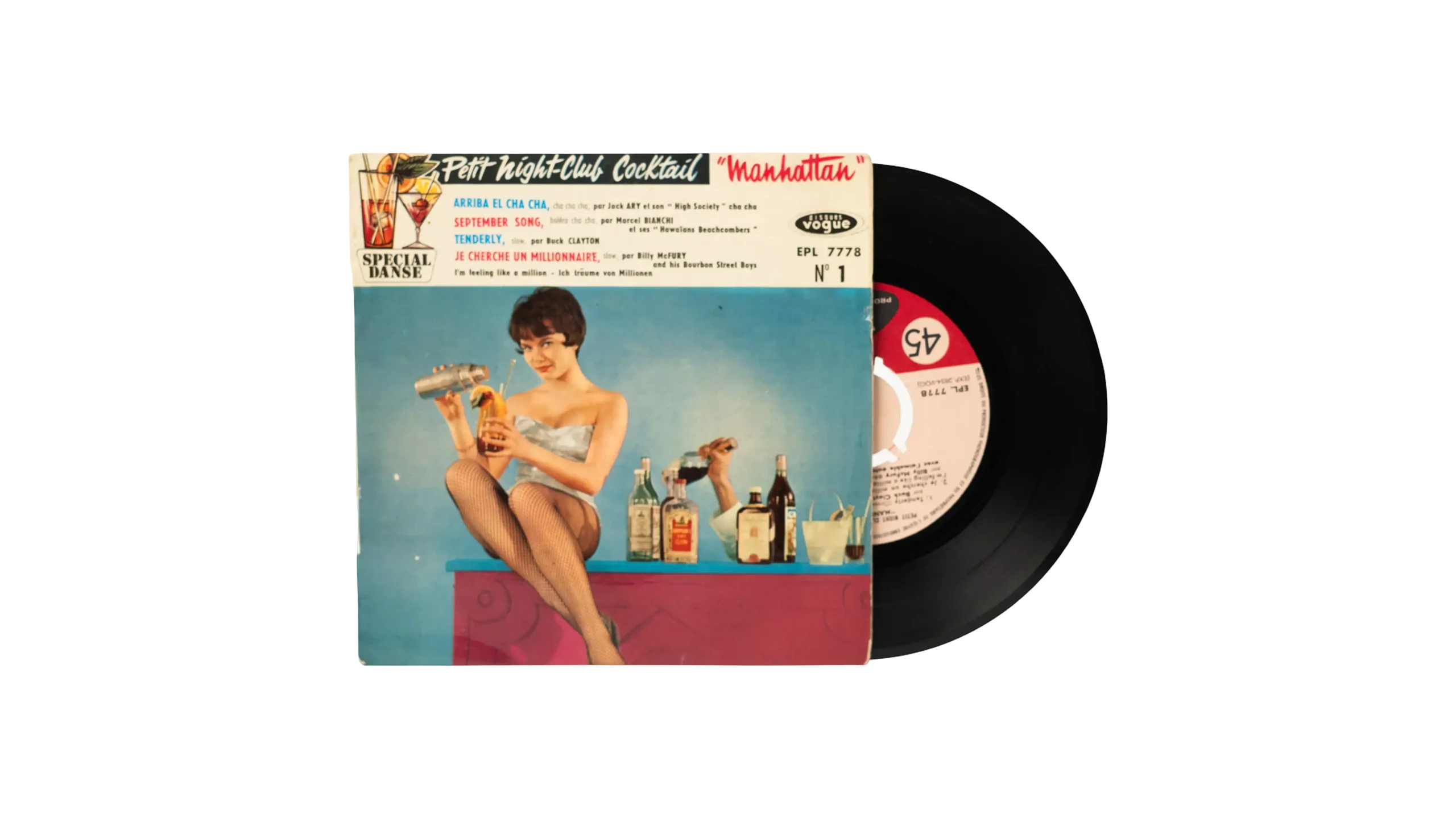 DSC09992 Petit Night-Club Cocktail N° 1 "Manhattan 7″ Vinyl - Image 1