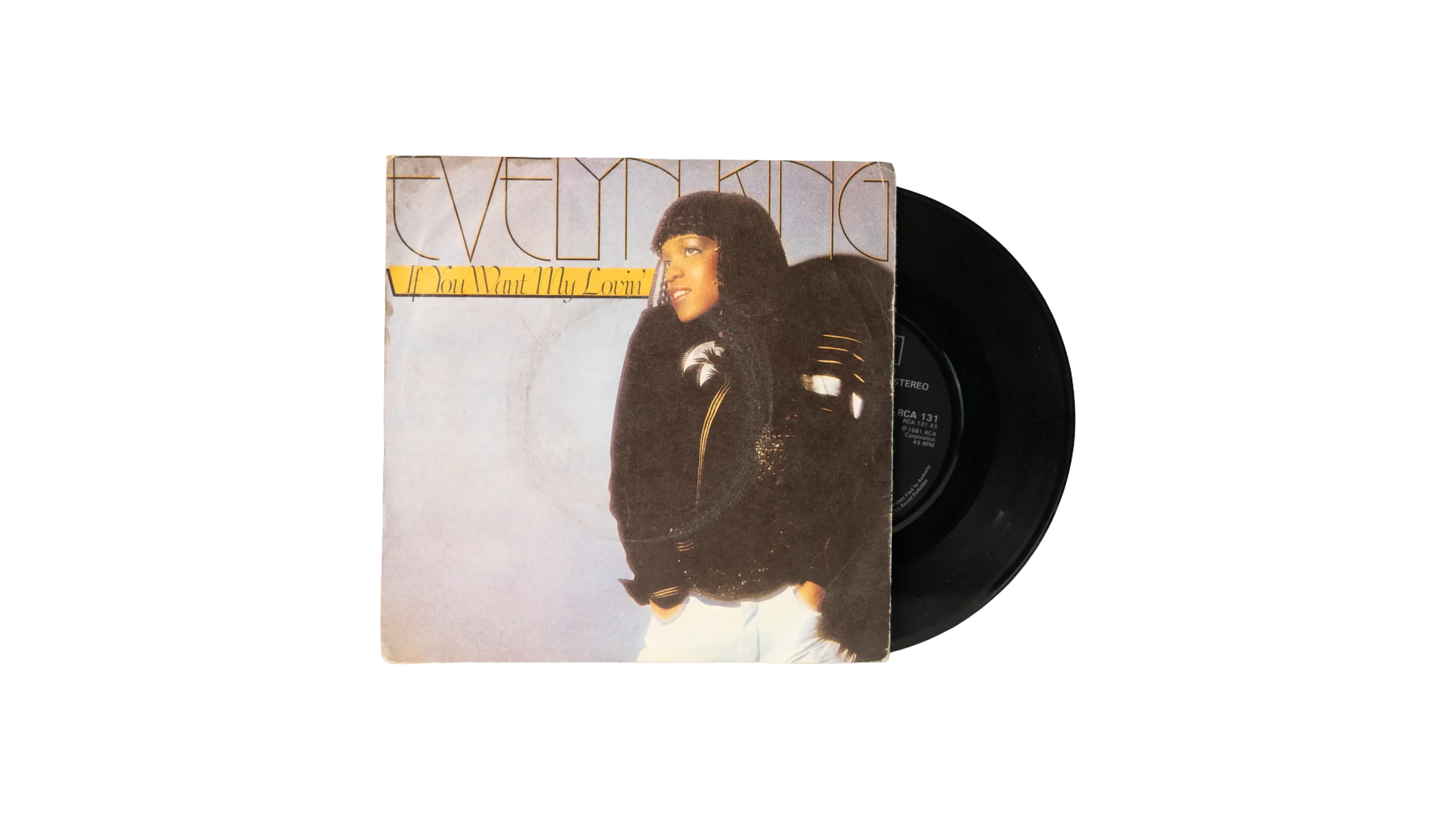 DSC01308 1981 Evelyn King – If You Want My Lovin' 7" Vinyl Single - Image 1