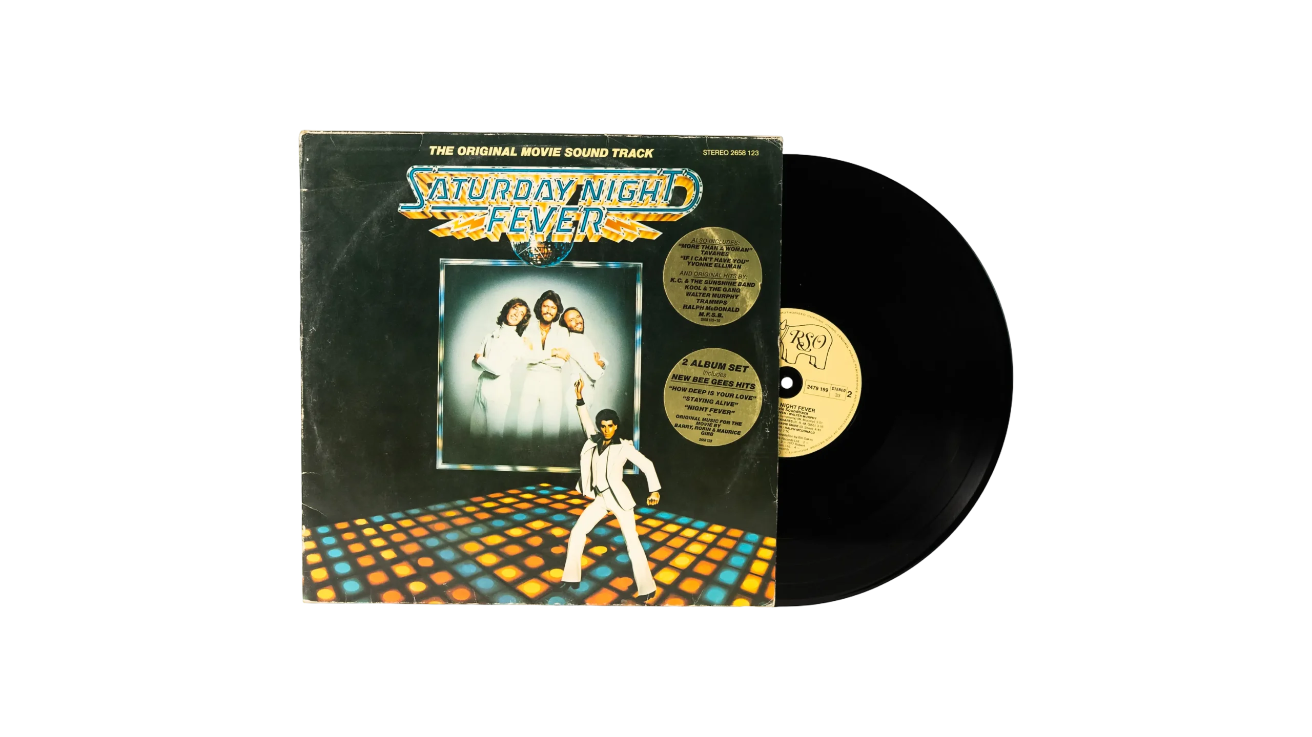 DSC01504 Saturday Night Fever Soundtrack 12" Vinyl 1977 - Image 1