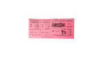 Cinema El Tahrir Cairo Egypt Paper Ticket Stub Ephemera
