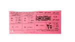Cinema El Tahrir Cairo Egypt Paper Ticket Stub Ephemera - Image 5