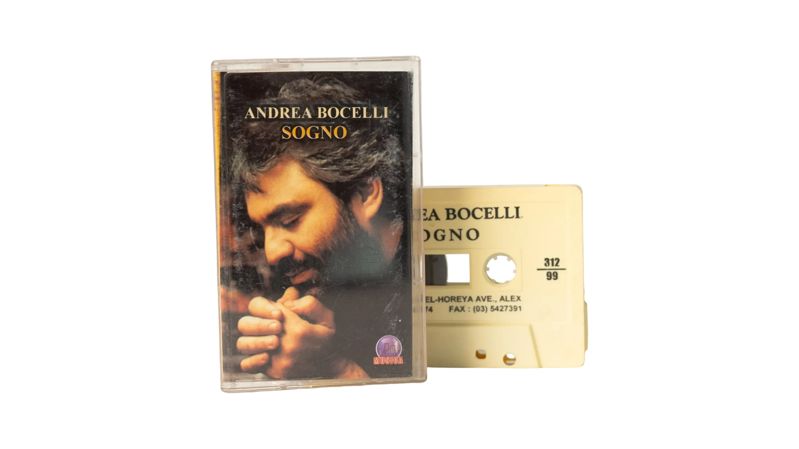 DSC01635 Andrea Bocelli – Sogno Cassette Tape - Image 1