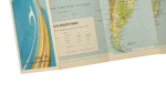 Kuwait Airways KAC Airline 70's Folding Network Route Map - Image 7