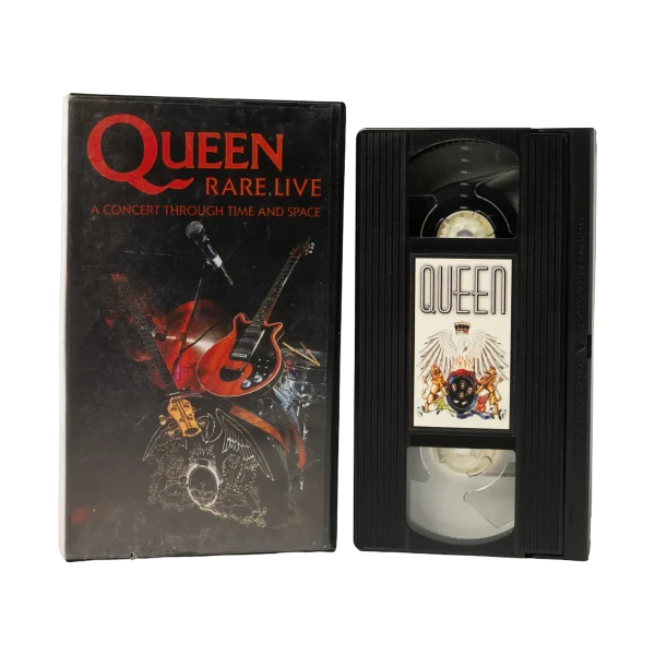 1989 Queen - Rare Live: A Concert Through Time And Space VHS Tape