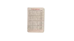 1984 Mahmoud Shokoko Calendar Card - Image 2