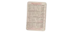 1984 Mahmoud Shokoko Calendar Card - Image 4