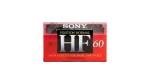 Sony HF 60 High Fidelity Audio Cassette Blank Tape