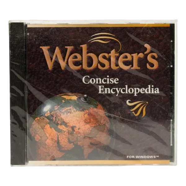 Webster's Concise Encyclopedia PC CD-ROM Windows 95/3.1 Software